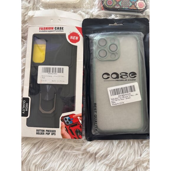 Lot Of 16 Mixed Phone Cases For iPhone Cell Phone Various Designs Wll Shown - Picture 2 of 16